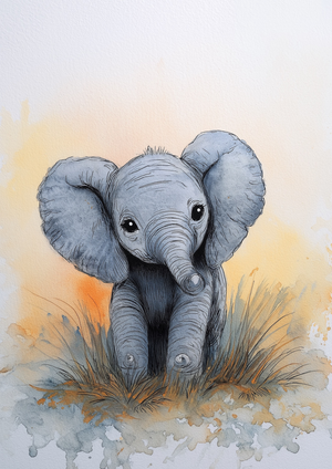 Poster - Liten Elefant 3
