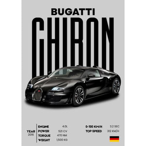 Poster - Bugatti Chiron