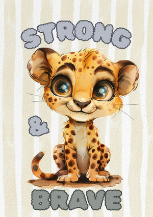 Poster - Strong & brave