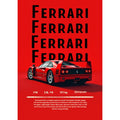 Poster - Ferrari F40