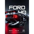 Poster - Ford GT40