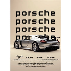 Poster - Porsche Carrera GT