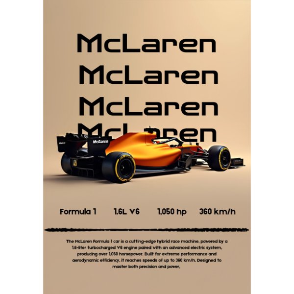 Poster - MCLaren Formula1