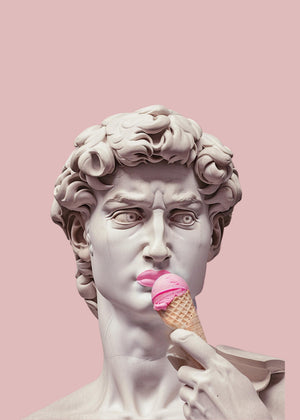 Poster - Statue icecream