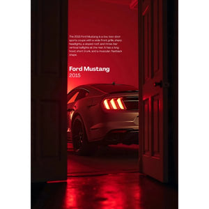 Poster - Ford Mustang 2015