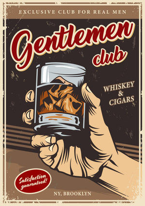 Poster - Gentlemen club