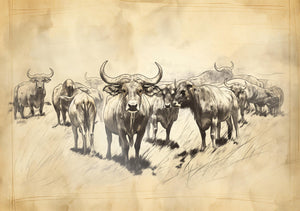 Poster - Buffelhjord