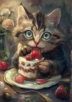 Poster - Katt födelsedag