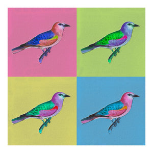 Poster - Four birds