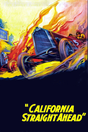 Poster - California straight ahead