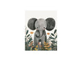 Poster - Elefant med blommor