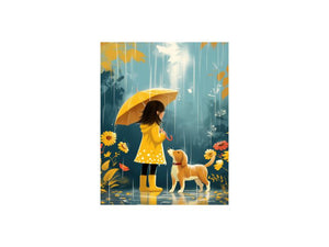 Poster - Regnpromenad