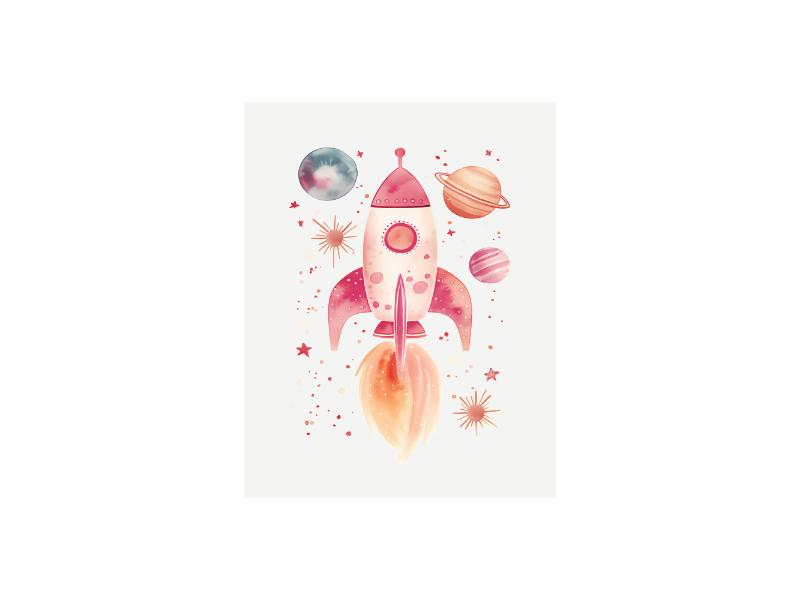 Poster - Rymdraket