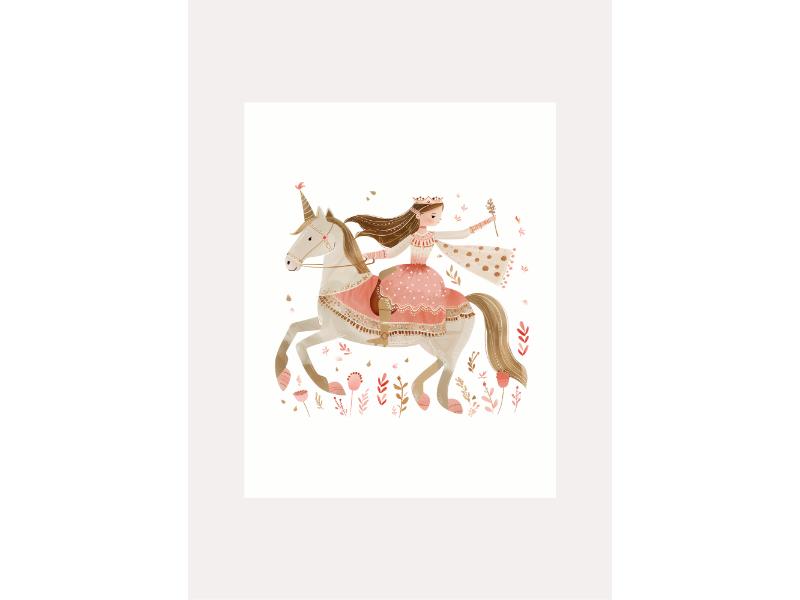 Poster - Prinsessa på häst