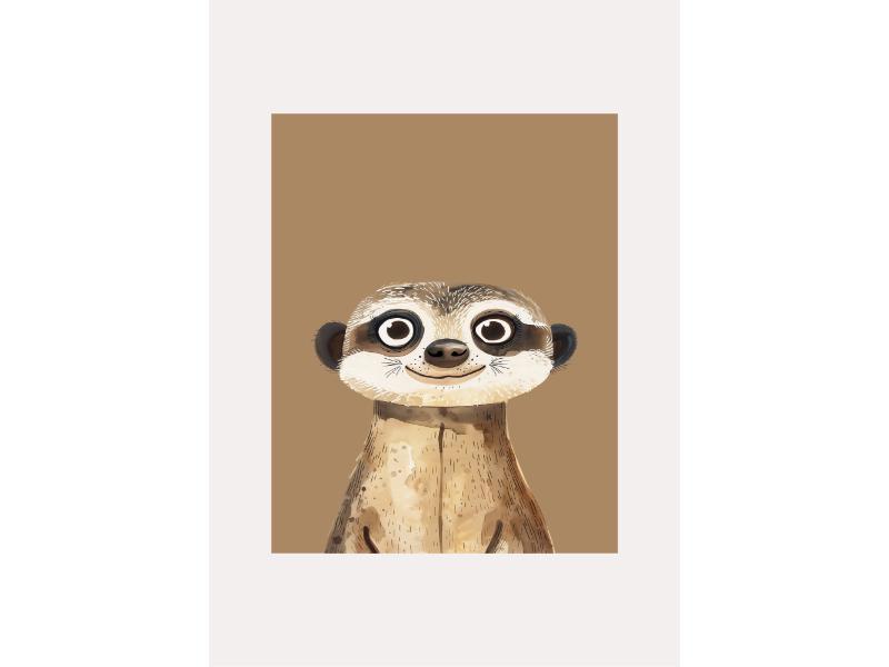 Poster - Glad lemur