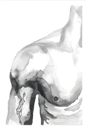 Poster - Manstorso med tatuering