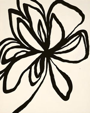 Poster - Magnolia i ett streck