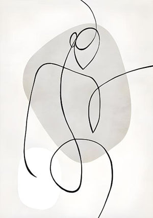 Poster - One-line drawing