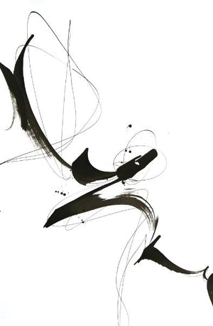 Poster - Kalligrafisk dans