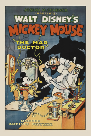 Poster - Mickey Mouse the mad doctor