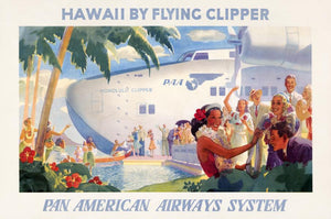 Poster - Hawaii by Flying clipper