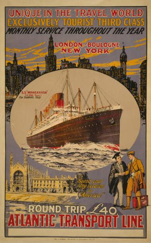 Poster - Atlantic transport line