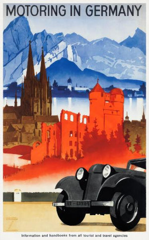 Poster - Motoring in Germany