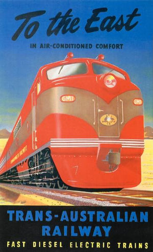 Poster - Trans Australien railway