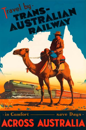 Poster - Trans Australien railway