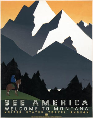 Poster - See America Montana