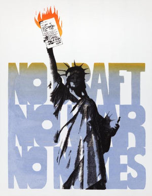 Poster - No draft No war No Nukes