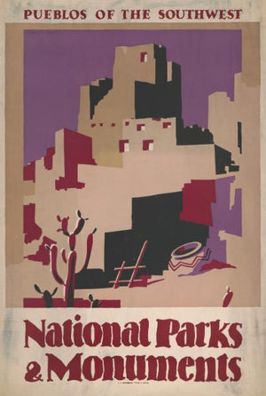 Poster - Pueblos of the southwest