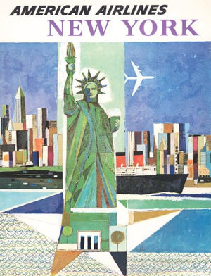 Poster - American airlines New York