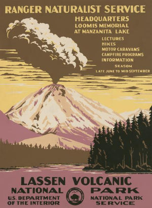 Poster - Lassen Volcanic