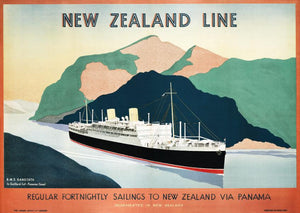 Poster - New zealand line
